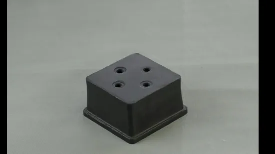 Amortecedor de borracha de absorção de choque para compactador de estrada